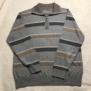 Striped Gray Sweater